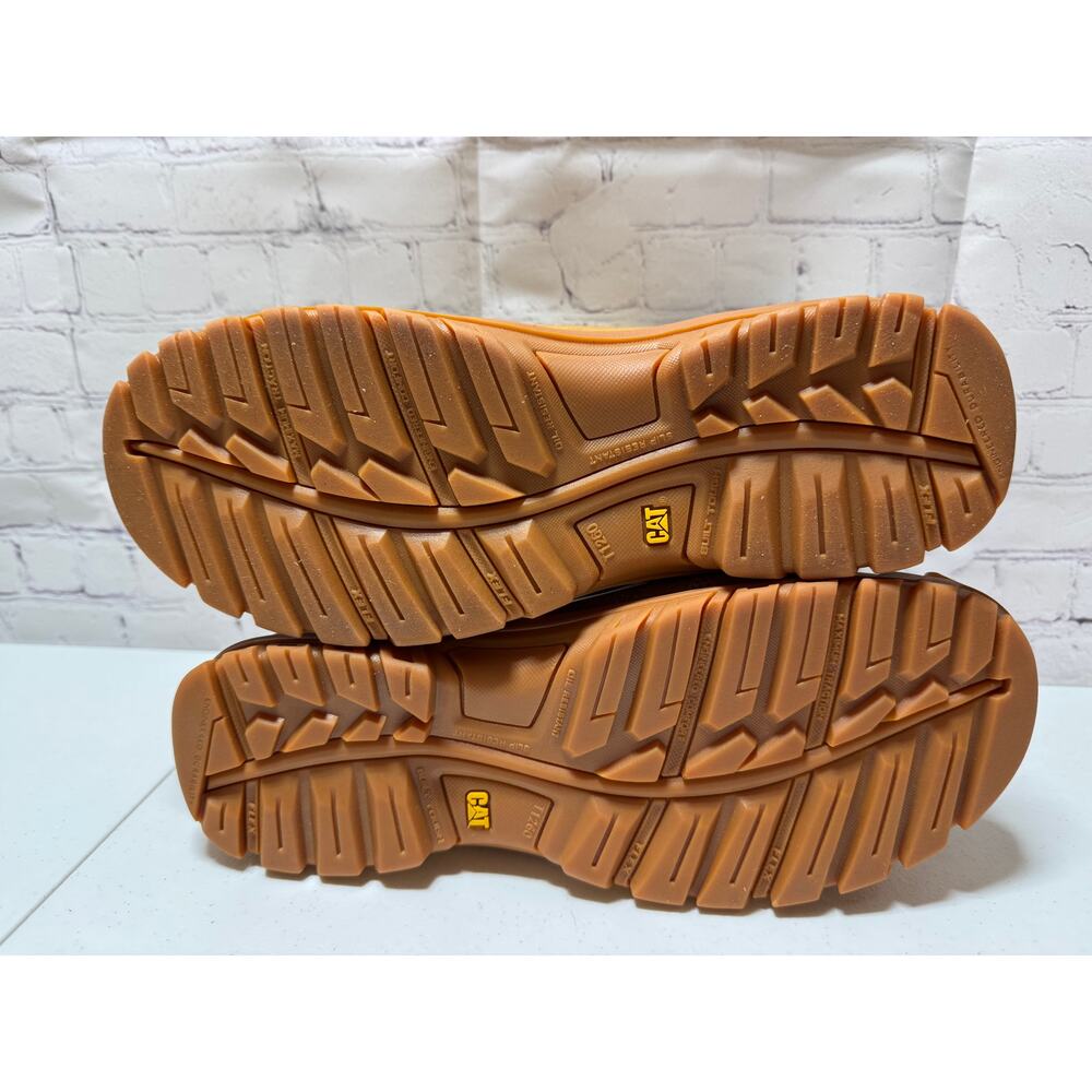 Caterpillar CAT Outline ST Steel Toe Work Boots Honey Reset Men’s 10.5 NIB - Picture 7 of 9